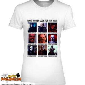 halloween horror characters what women look for in a man shirt 501 tSjex