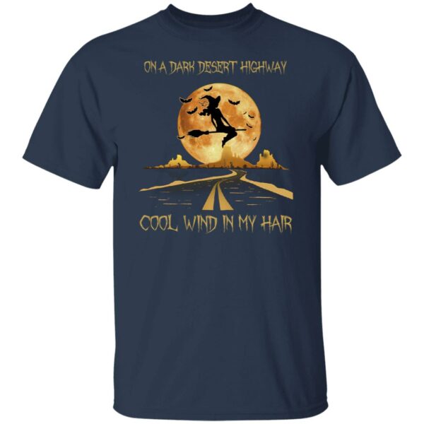 halloween on the dark desert highway cool wind in my hair witch moons t shirt 4 k5cyn