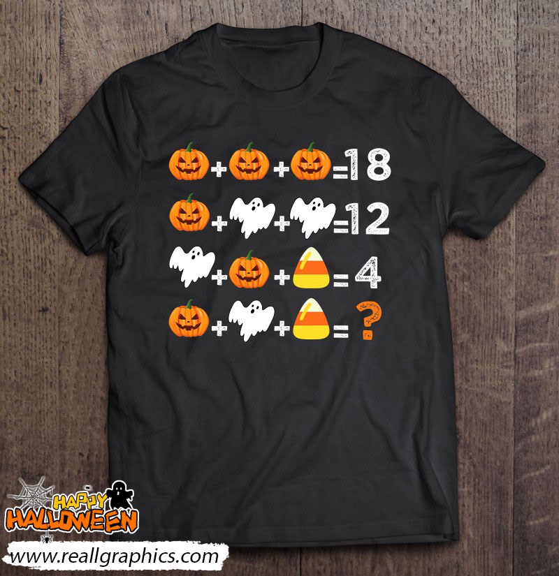 Halloween Order Of Operations Quiz Math Teacher Math Nerd Shirt