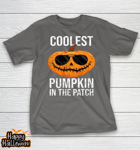 halloween pumpkin face patch costume t shirt 720 ptxu5w