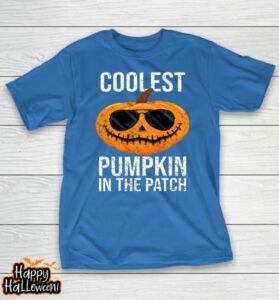 halloween pumpkin face patch costume t shirt 865 uqyx4m