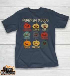halloween pumpkins emotions funny pumpkin moods t shirt 275 ir2s20