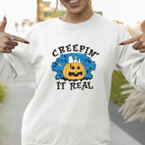 halloween snoopy peanuts halloween snoopy creepin it real shirt 36 z5eroy