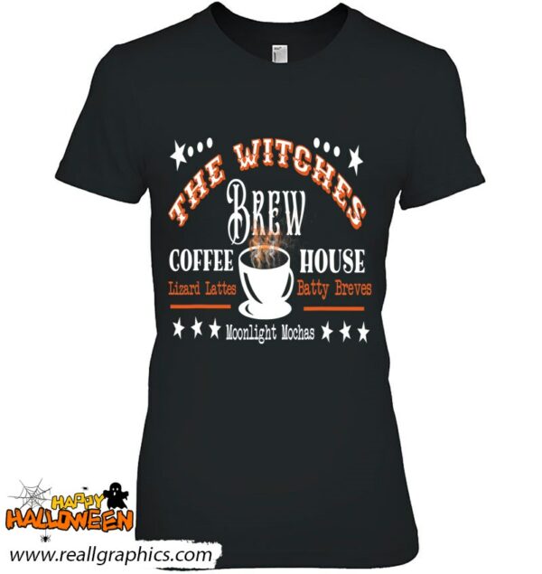 halloween witches brew coffee house for coffee lovers shirt 324 oyjub