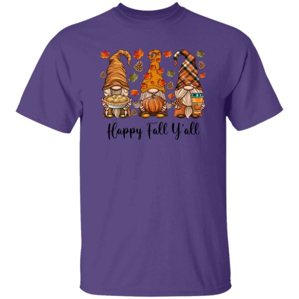happy fall yall gnome leopard pumpkin funny autumn gnomes t shirt 4 q5ztn