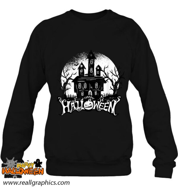 happy halloween lazy halloween costume spooky haunted house shirt 535 gq6vw
