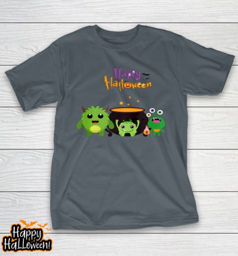Happy Halloween Matching Family Cute Monster Shirt