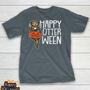 happy otter ween lazy halloween costume funny animal pun t shirt 409 umvbmz
