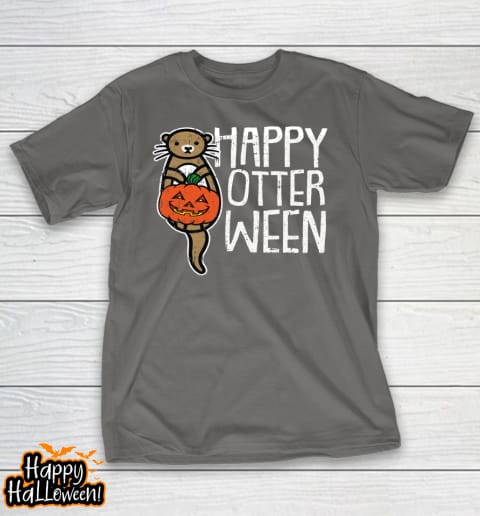 happy otter ween lazy halloween costume funny animal pun t shirt 704 e5de5a