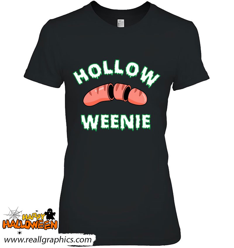 Hollow Weenie Funny Halloween Hotdog Shirt