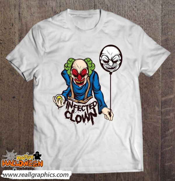 horror clown scary balloon gift women men kids shirt 319 qsggr