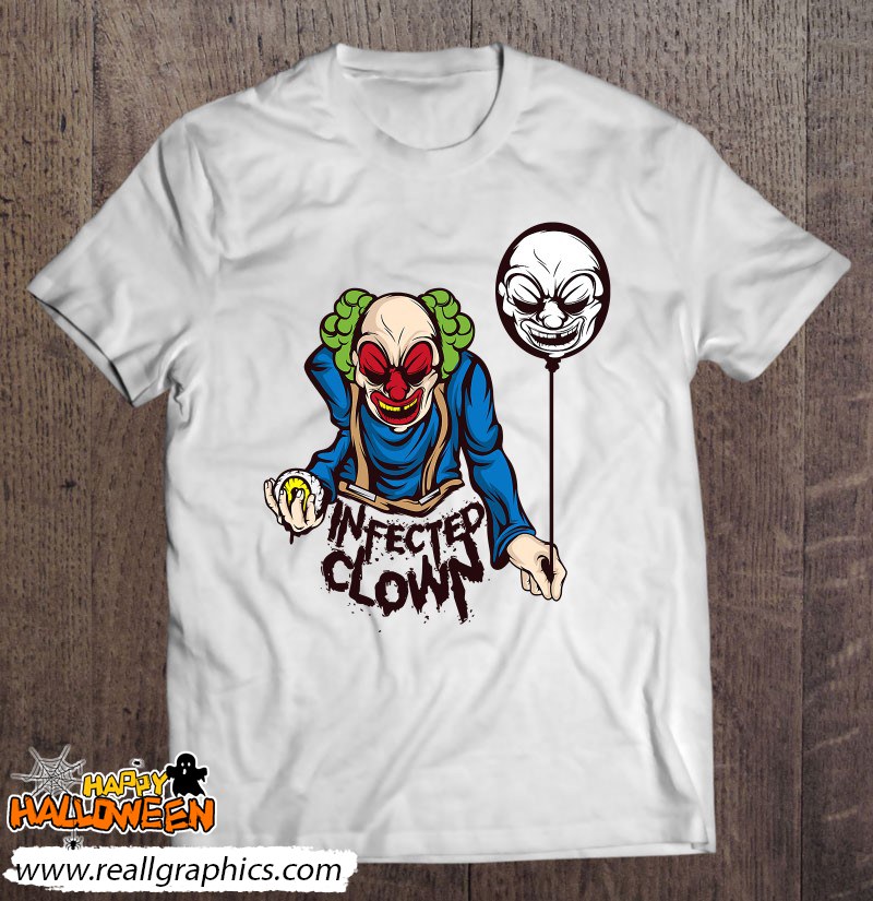 Horror Clown Scary Balloon Gift Women Men Kids Shirt