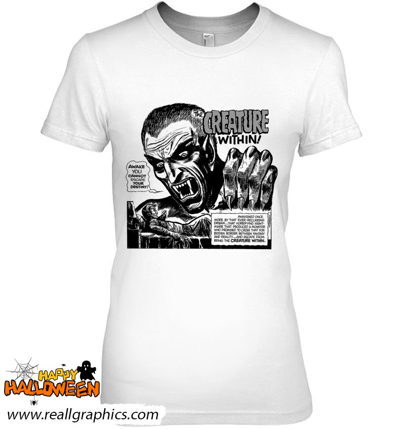 Horror Movie Monster Halloween Count Dracula Vampire Shirt