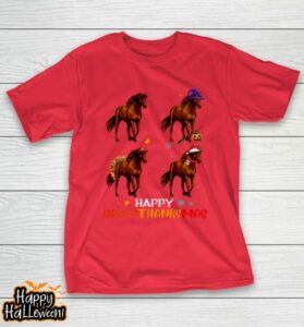 horse halloween thanksgiving christmas happy hallothanksmas t shirt 1154 oyb37m