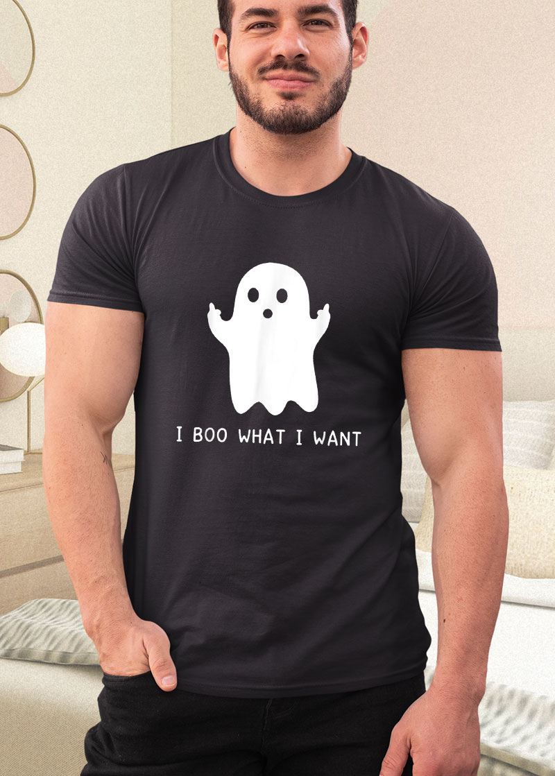 I Boo What I Want Halloween Spooky Creepy Cute Spooky Ghost Shirt