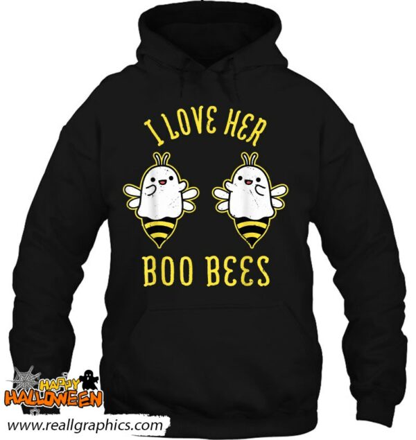 i love her boo bees couples funny halloween shirt 914 gi3sh