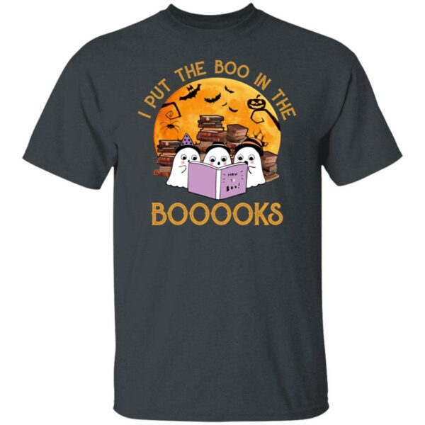 i put the boo in the booooks halloween boo read books t shirt 2 qgk2k