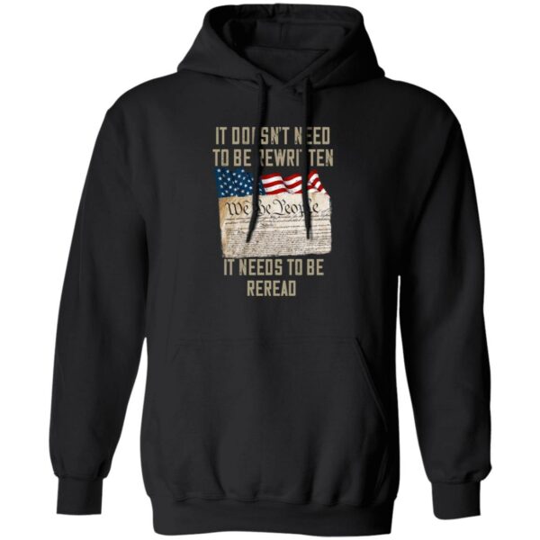 it doesnt need to be rewritten it needs to be reread shirt veteran day gift 3 fiepnx