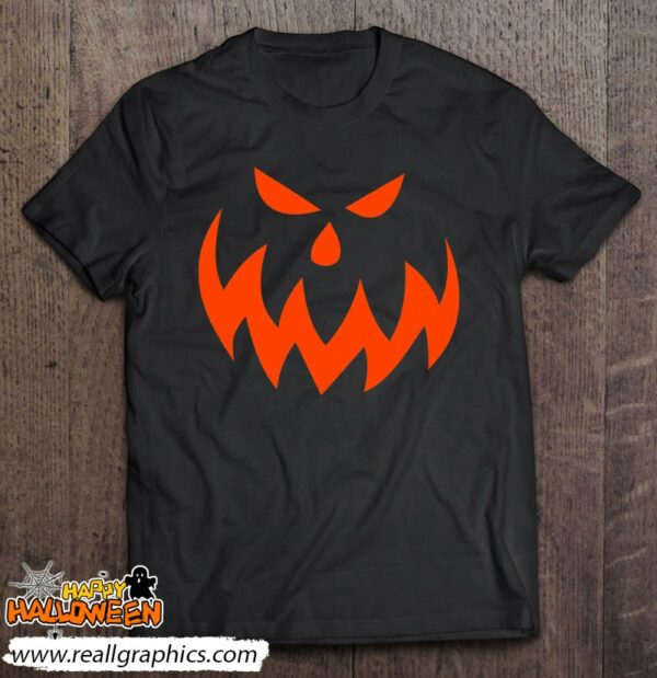 jack o lantern pumpkin face costume shirt 1323 lg41x