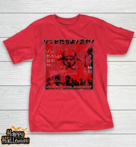 japanese zombie movie poster shirt retro horror halloween t shirt 1149 ovff9n