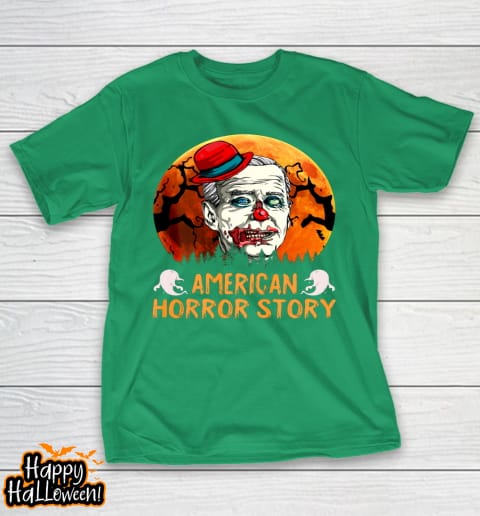 joe biden horror american clown story halloween anti biden t shirt 537 vugrrs