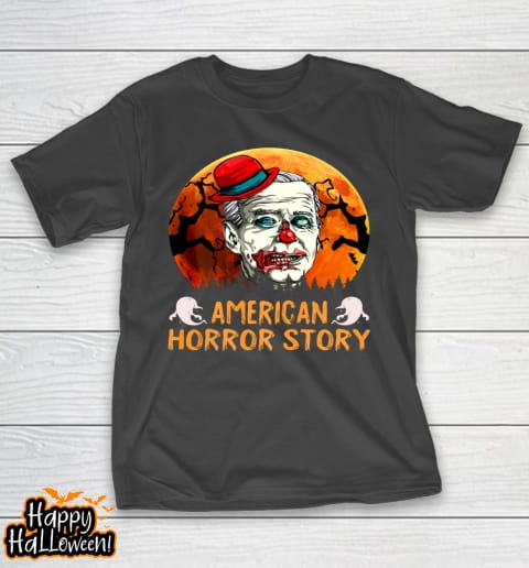 joe biden horror american clown story halloween anti biden t shirt 56 to04d1