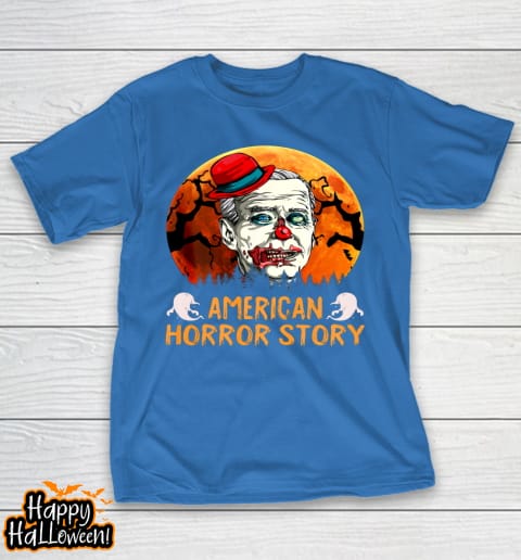 joe biden horror american clown story halloween anti biden t shirt 829 jhue5d