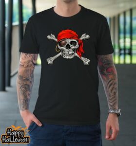 jolly roger pirate skull crossbones halloween costume t shirt 54 vbukca