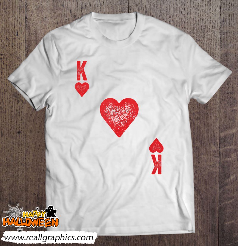 King Of Hearts Halloween Costume Gift Shirt