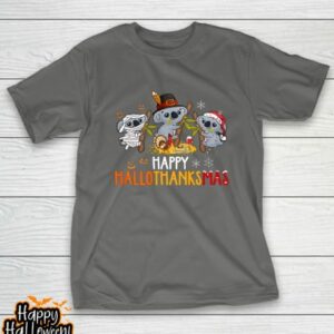 koala halloween and merry christmas happy hallothanksmas t shirt 1085 tvet7s