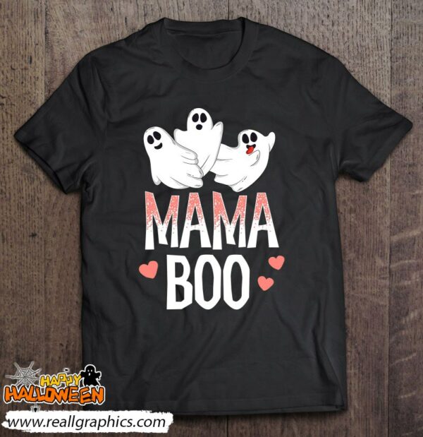 mama boo halloween ghost trick or treat mom mother outfit shirt 303 2xke3