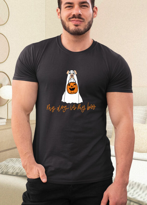 my dog is my boo ghost halloween dog lover spooky ghost shirt 112 rfrtnl