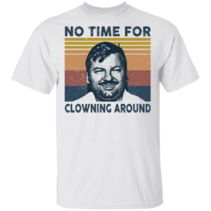 no time for clowning around vintage halloween t shirt 1 d3EhF