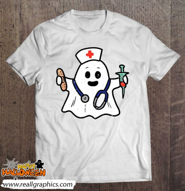 nurse ghost scrub top halloween costume for nurses women rn shirt 251 hxvoa