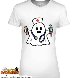 nurse ghost scrub top halloween costume for nurses women rn shirt 252 XQtXw