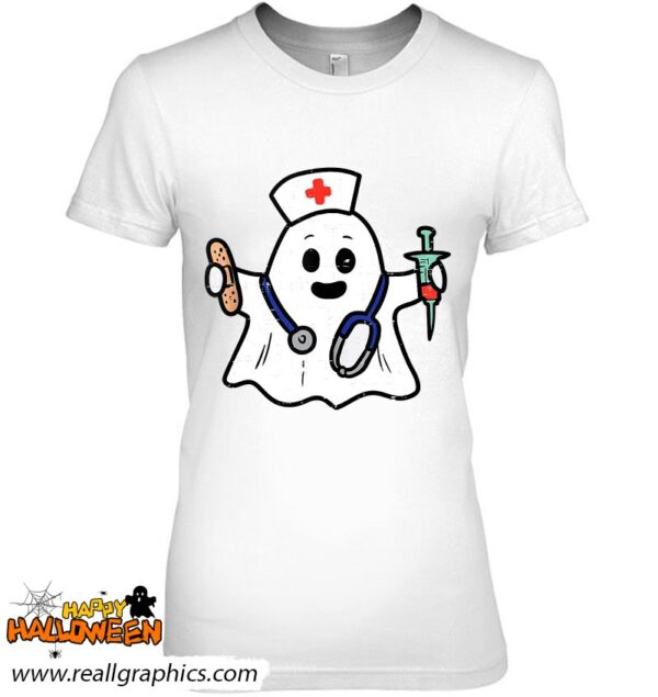 nurse ghost scrub top halloween costume for nurses women rn shirt 252 xqtxw