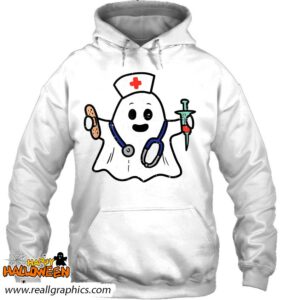 nurse ghost scrub top halloween costume for nurses women rn shirt 253 daphe