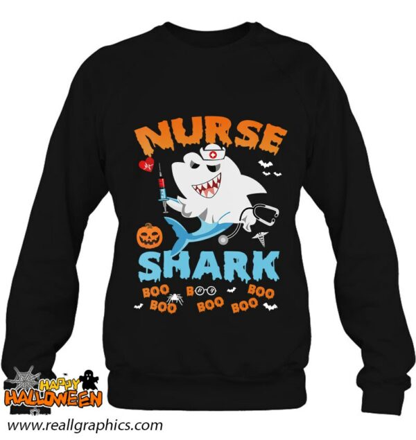 nurse shark boo boo boo pumpkin halloween witch creepy party shirt 451 i2oj6