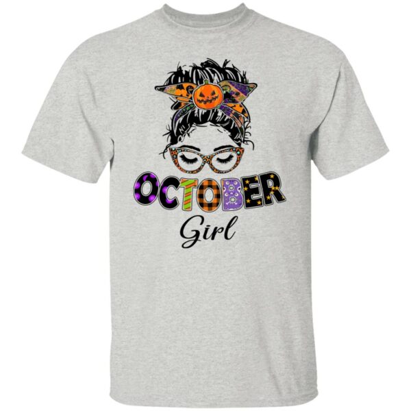 october birthday girl halloween t shirt 2 4di71