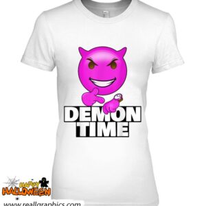 on demon time meme emote funny trending slang street shirt 625 zVDnC