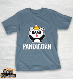 pandicorn funny halloween t shirt panda unicorn candy corn t shirt 813 h2xcdk