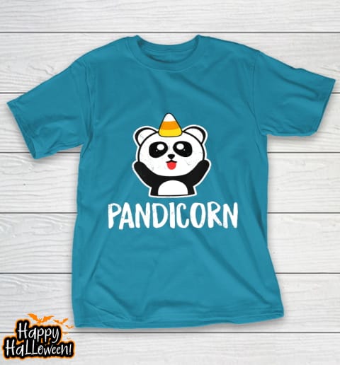 pandicorn funny halloween t shirt panda unicorn candy corn t shirt 956 dymizp