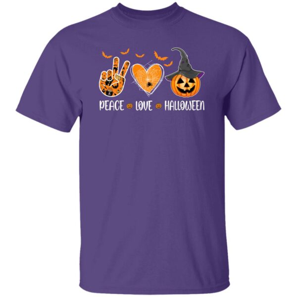 peace love halloween funny halloween costume cool pumpkin t shirt 5 6pbkf
