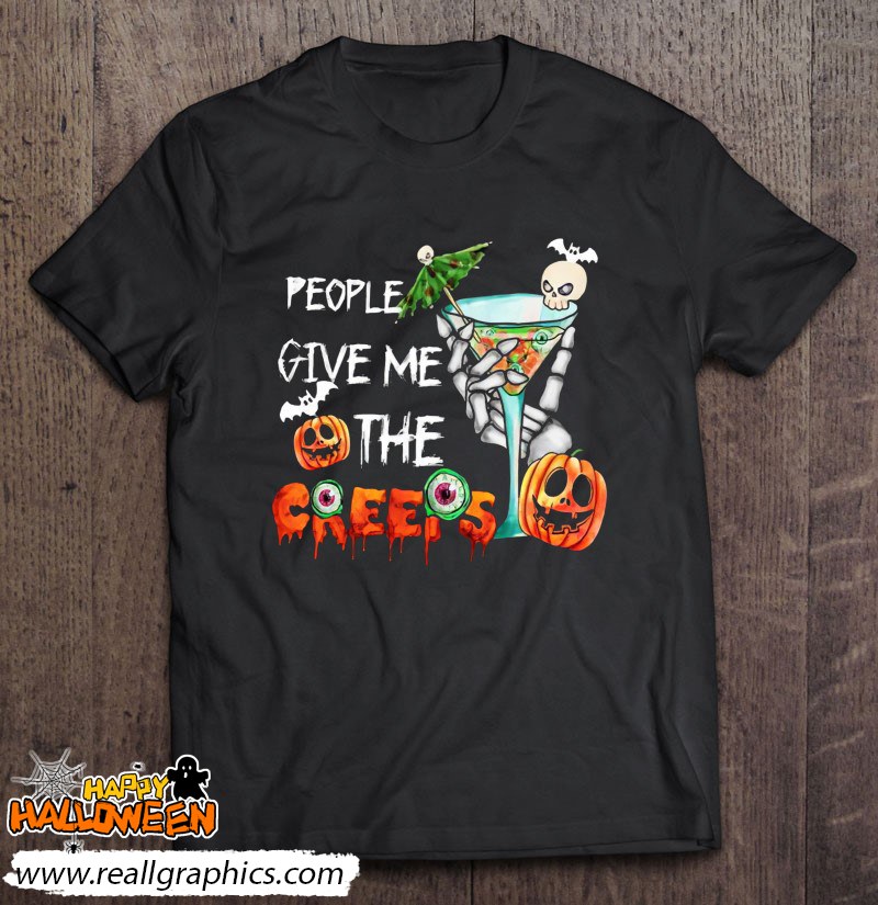 People Give Me Creeps Halloween Shirt