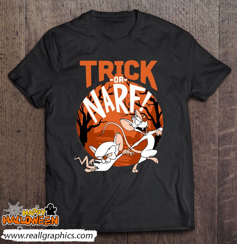 Pinky And The Brain Halloween Trick Or Narf! Shirt