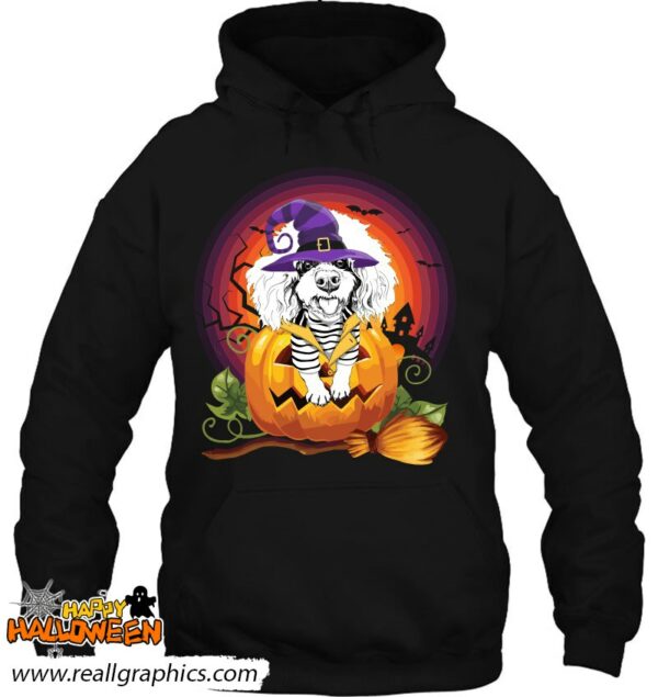 poodle witch pumpkin halloween dog lover costume shirt 754 6vy0q