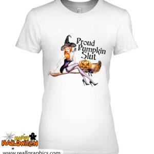 proud pumpkin slut funny halloween shirt 629 2vqKJ