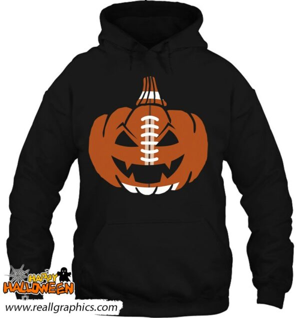 pumpkin face football costume easy sports halloween shirt 133 cs0bd