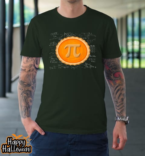 pumpkin pie math shirt pi day funny halloween thanksgiving t shirt 367 yobeef