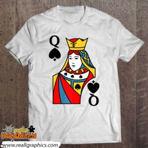 queen of spades playing card costume halloween deck cards shirt 1064 9JFvT